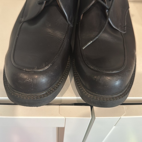 BANANA REPUBLIC- Classic Black Leather Men's‎ Shoes - Picture 7 of 8